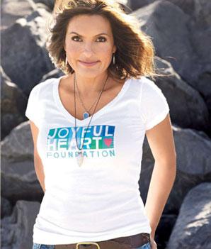 Mariska Hargitay for the Joyful Heart Foundation